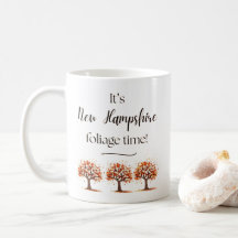 Es el tiempo de follaje de New Hampshire Mug