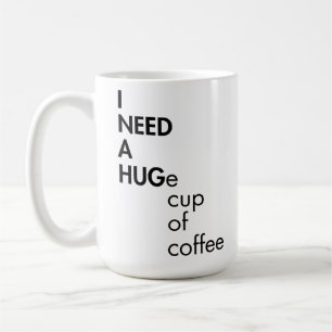 Taza De Café Es ENORME Pero Estoy Acostumbrado a Ello Divertido
