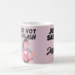 Taza De Café Es Gracioso Demasiado Caluroso Para Flash Simpleme
