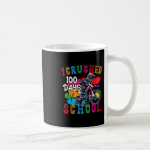 Taza De Café Es Gracioso Que Aplasté 100 Días De Amante De Bici