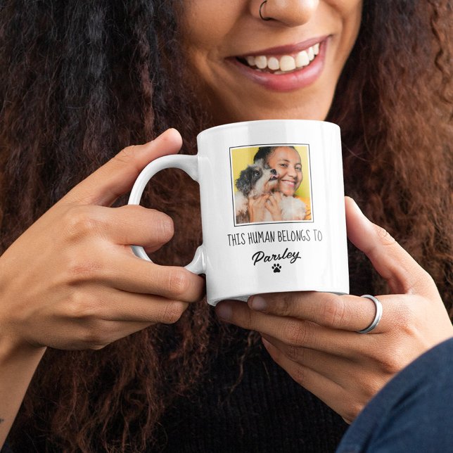 Taza De Café Es Gracioso Que Este Humano Pertenezca A Una Foto  (Subido por el creador)