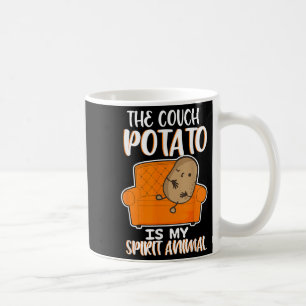 Taza De Café Es Gracioso Que La Patata Del Sofá Sea Mi Espíritu