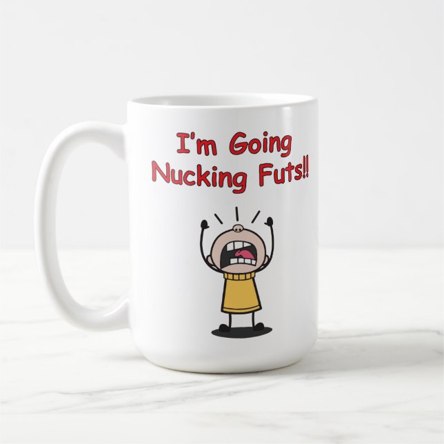 Taza De Café Es gracioso que me estoy volviendo loco (Izquierda)