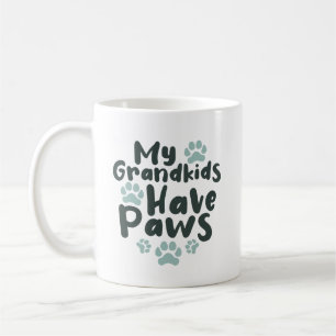Taza De Café Es gracioso que mis nietos tengan patas, dueño de