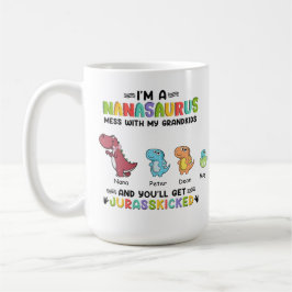 Taza De Café Es gracioso que sea un nanasauro de hasta 3 niños 
