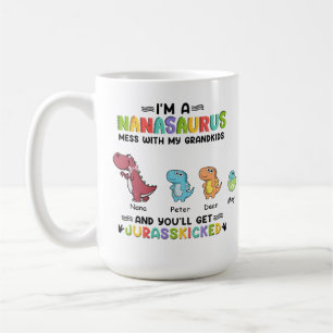 Taza De Café Es gracioso que sea un nanasauro de hasta 3 niños 