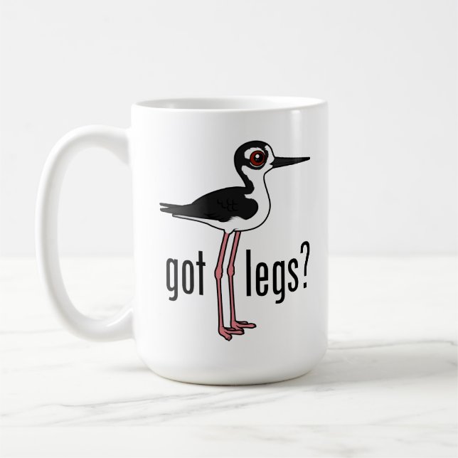 Taza De Café ¿Es gracioso tener piernas? Batidae de cuello negr (Izquierda)