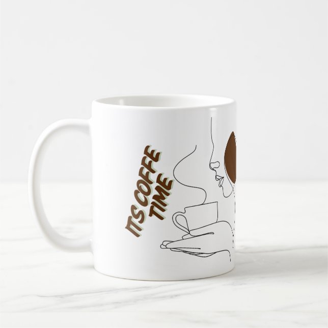 Taza De Café Es hora de café (Izquierda)