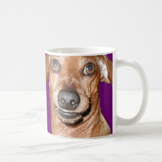 Taza De Café ¡Es hora de despertar! Dachshund (Derecha)