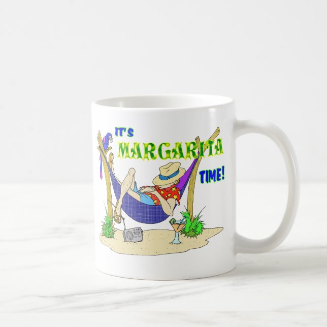 Taza De Café Es hora de MARGARITA (Derecha)