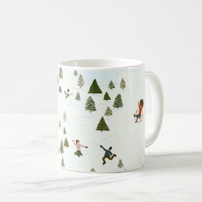 Taza De Café ¡Es hora de nevar! (Anverso derecho)