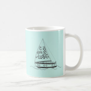 Taza De Café Es hora de viajar