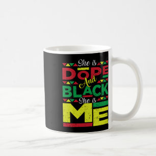 Taza De Café Es La Droga Y Negro Ella Es Yo La Historia Negra M