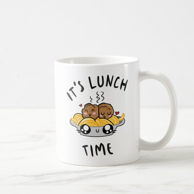 Taza De Café Es la hora del almuerzo (Derecha)