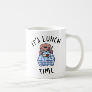 Taza De Café Es la hora del almuerzo