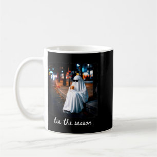 Taza De Café Es La Temporada Espeluznante Fantasma Halloween Ot