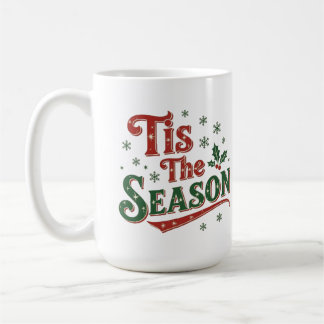 Taza De Café Es la temporada minimal chic Santa navidad 
