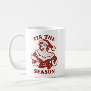Taza De Café Es La Temporada Snarky Navidad Sarcástico Divertid
