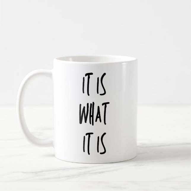 Taza De Café Es Lo Que Es Guay Mug (Izquierda)
