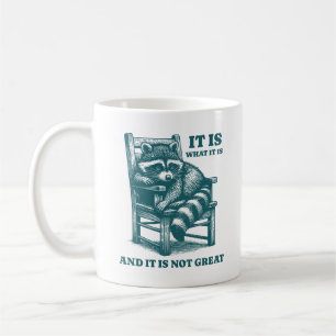 Taza De Café Es Lo Que Es Y No Es Un Gran Racco De Basura