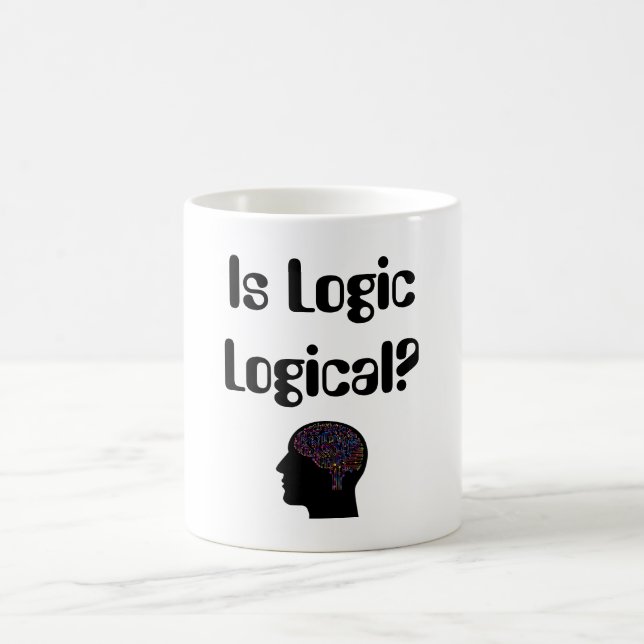 Taza De Café ¿Es lógica la lógica? Coffee Mug (Centro)