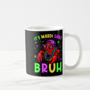 Taza De Café Es Mardi Gras Hermano Camarones Niños Mardi Gras