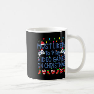 Taza De Café Es Más Probable Que Los navidades Jueguen Videojue