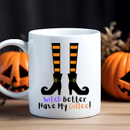 Taza De Café Es mejor que la chica de moda tenga mi café Hallow