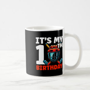 Taza De Café Es mi cumpleaños número 10 Jugador de hockey de 10