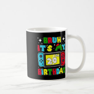 Taza De Café Es mi cumpleaños número 20 Videojuego 20 años Cump