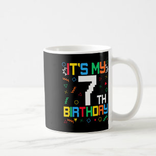Taza De Café Es mi cumpleaños número 7 de videojuegos para niño
