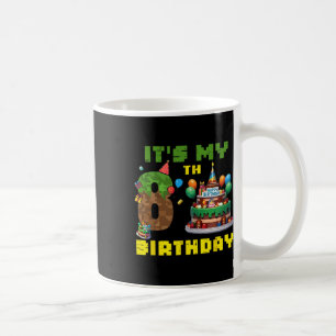Taza De Café Es mi cumpleaños número 8 chico fiesta de cumpleañ