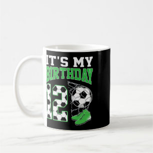 Taza De Café Es mi fiesta de cumpleaños número 12 de fútbol par