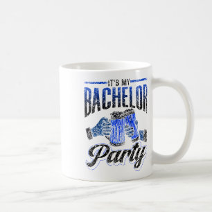 Taza De Café Es mi fiesta de soltero Novia Novio Equipo 2