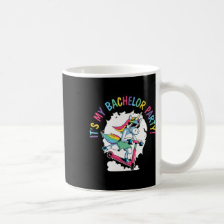 Taza De Café Es Mi Fiesta de Soltero Unicornio Novio Boda