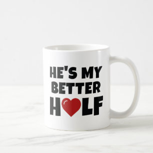Taza De Café Es mi mejor mitad