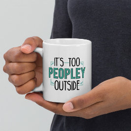 Taza De Café Es muy popular fuera de Introvert