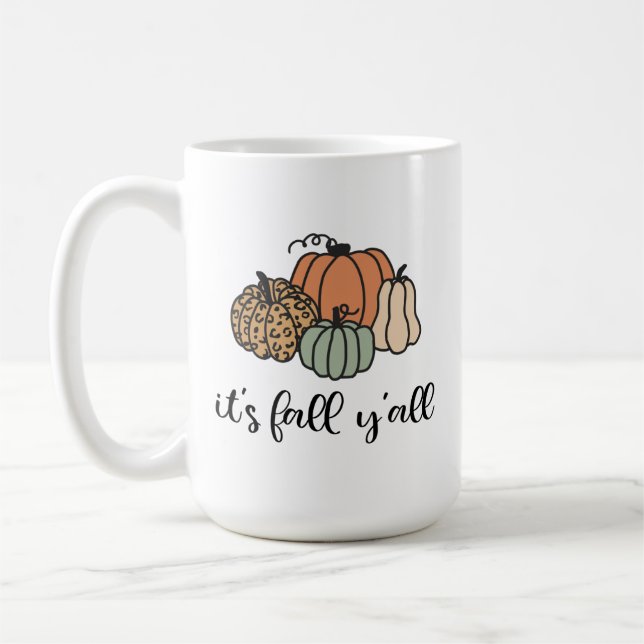 Taza De Café Es otoño. (Izquierda)