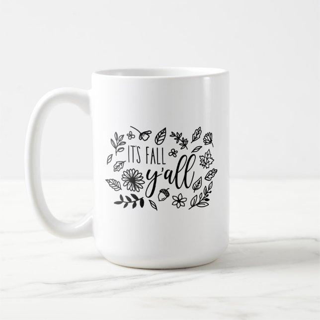 Taza De Café Es otoño. (Izquierda)