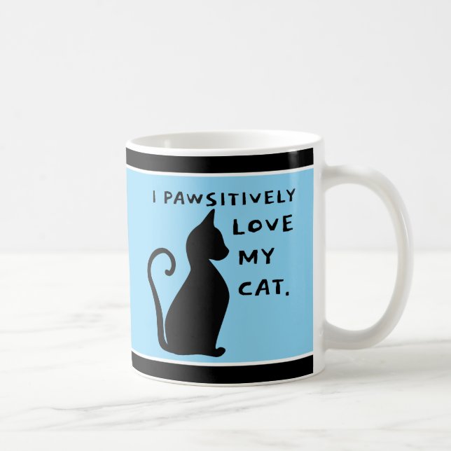 Taza De Café ¡Es Pawsome! La diversión del gato Lover (Derecha)