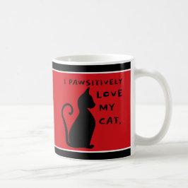 Taza De Café ¡Es Pawsome! La diversión del gato Lover