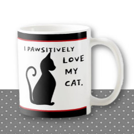 Taza De Café ¡Es Pawsome! La diversión del gato Lover