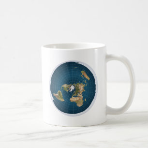 Taza De Café Es plano.  No, realmente