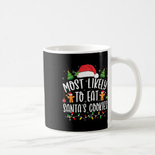 Taza De Café Es probable que coman Navidades de galletas de San