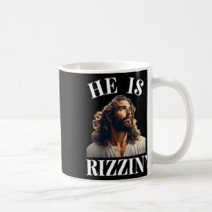 Taza De Café Es Rizzin - Divertido Jesús Cristiano Pascua Dicie