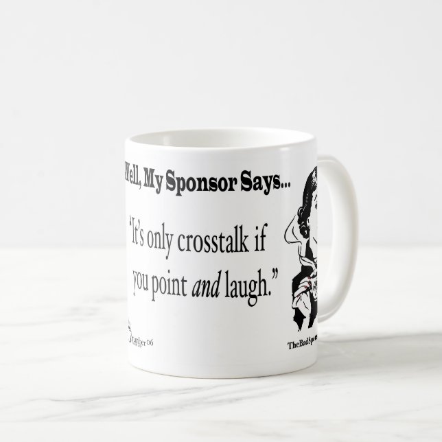 Taza De Café Es solamente interferencia si usted señala y ríe (Anverso derecho)