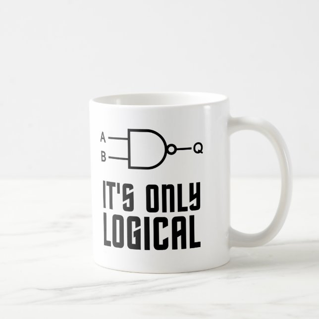 Taza De Café Es solo lógico (Derecha)