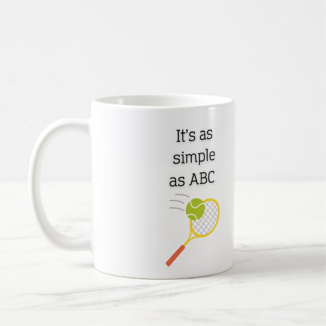 Taza De Café Es tan simple como el café ABC Mug (Izquierda)