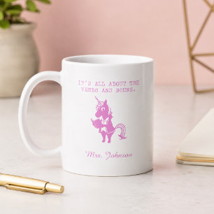 Taza De Café Es todo sobre la gramática de verbos y sustantivos
