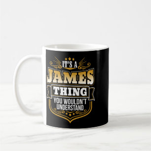 Taza De Café Es un asunto de James que no entenderías Divertido